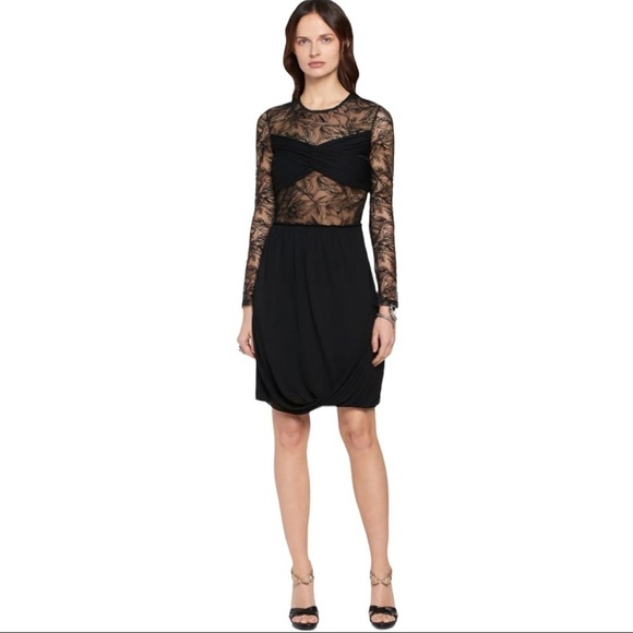 NWT Roberto Cavalli SHEER IRIS LACE EMBROIDERED DRESS - Picture 1 of 12